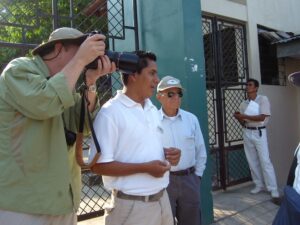 Taking photos in Iquitos