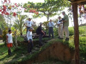 villagers off the banks of the Amazon