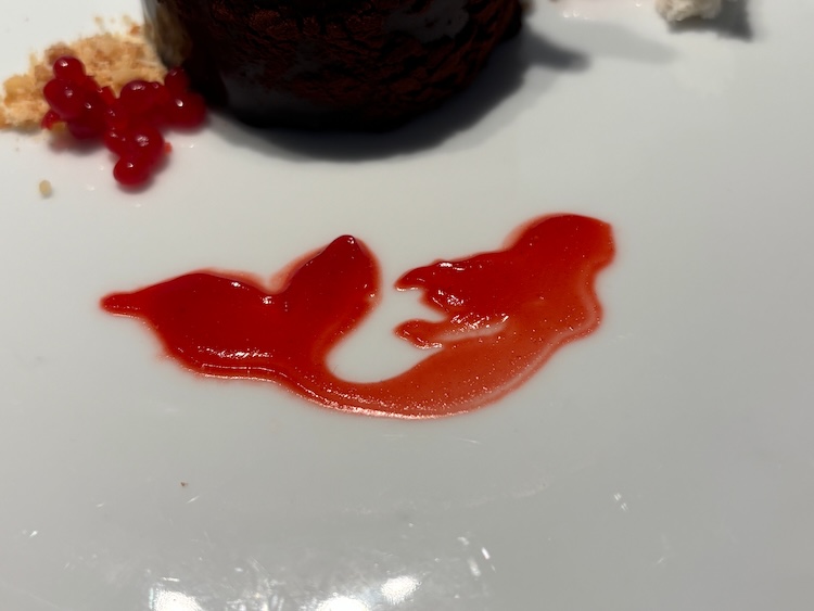 mermaid decoration on dessert