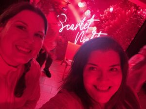 Selifies during Scarlet Night