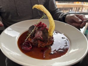 Elk tenderloin at Coyote Cafe