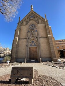 Loretto Chapel exterior in Santa Fe