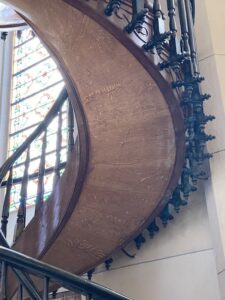 Miraculous Stairway in Loretto Chapel in Santa Fe