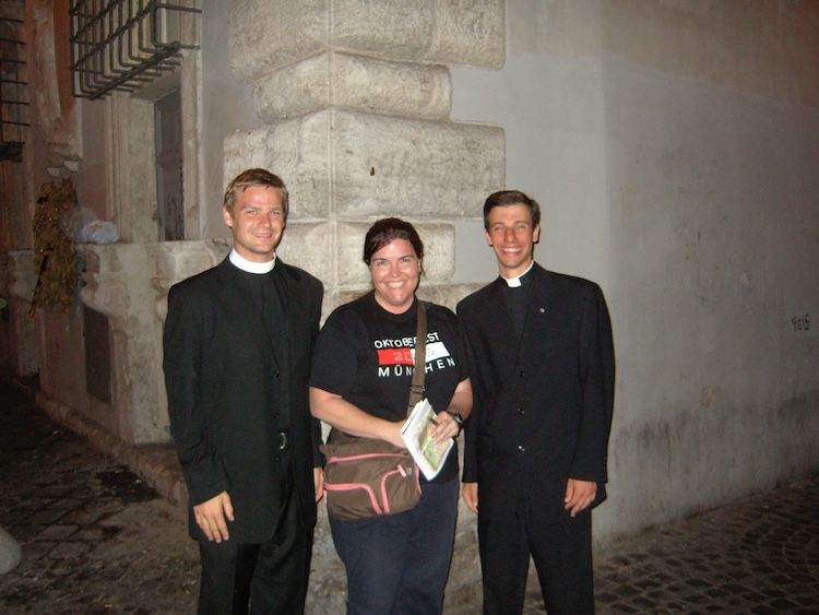 Phil and Ian who saved us when we were lost in Rome