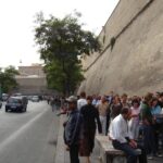 The long line to get into the Vatican