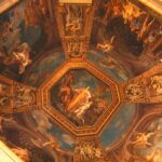 Art on the ceiling in the Vatican